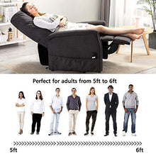 Load image into Gallery viewer, Power Lift Recliner Chair Single Recliner Chair Living Room Sofa Recliner Electric Soft Fabric Recliner Chair Remote Control Chair