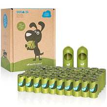 Load image into Gallery viewer, Earth Rated Dog Poop Bags, 900 Extra Thick and Strong Poop Bags for Dogs, Guaranteed Leak-Proof, Unscented, 60 Rolls, 15 Bags Per Roll, Bags Measure 9 x 13 Inches, Includes 2 Leash Dispensers