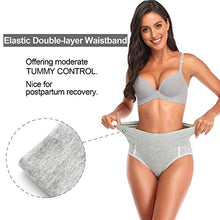Load image into Gallery viewer, Women's Cotton Underwear High Waist Briefs Soft Breathable Underpants Ladies Panties 5 Pack