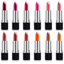 Load image into Gallery viewer, SHANY Slick & Shine Lipstick Set - 12 Matte color Long Lasting & Moisturizing Lip Colors with Vitamin E and Aloe Vera.