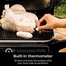 Load image into Gallery viewer, Ninja OG751 Woodfire Pro Outdoor Grill & Smoker with Built-In Thermometer, 7-in-1 Master Grill, BBQ Smoker, Air Fryer, Bake, Roast, Dehydrate, Broil, Ninja Woodfire Pellets, Portable, Electric, Grey