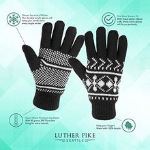 Load image into Gallery viewer, Luther Pike Seattle Knit Winter Gloves For Women Warm & Cozy, Comfortable: Thermal Insulation