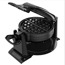 Load image into Gallery viewer, BLACK+DECKER Rotating Waffle Maker, Black, WMD200B