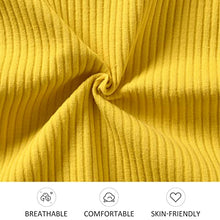 Load image into Gallery viewer, Preemie Newborn Baby Girls Clothes Infant Little Kids Romper Bodysuit Pants Headband Clothing Set Summer Outfits (Yellow Sunflower 01, 0-3 Months)