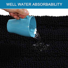 Load image into Gallery viewer, Bathroom Rugs Bath Mats Sets Super Absorbent Chenille Striped Bath Mats Non Skid Machine Wash Dry Rugs for Bathroom Floor Set of 2(Taupe Brown, 24 x 36 Plus 20 x 32 - Inches)