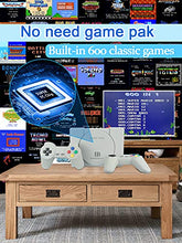 Load image into Gallery viewer, Fadist Retro Game Console, Built in 600 Games, Classic Video Game Console, with 2 Classic Controllers, AV Output Plug and Play Games Console, Ideal Gift for Kids, Adult, Friend, Lover