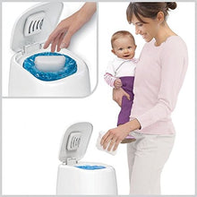 Load image into Gallery viewer, Playtex Diaper Genie Complete Diaper Pail with Odor Lock Technology, White