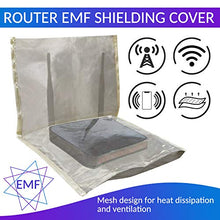 Load image into Gallery viewer, WiFi Router Cover EMF Radiation Shielding Cover, RF Blocking Wireless Router Shielding Guard, Blocks 5G Radiation Protective Cover (13.7‘’ x 15.7‘’)