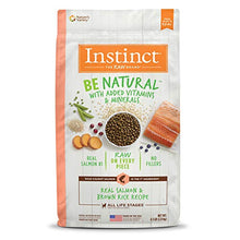 Load image into Gallery viewer, Instinct Be Natural Real Salmon & Brown Rice Recipe Natural Dry Dog Food by Nature's Variety, 4.5 lb. Bag