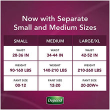 Load image into Gallery viewer, Depend Silhouette Incontinence Underwear for Women, Maximum Absorbency, Disposable, Large/Extra-Large, Pink, 52 Count (Packaging May Vary)