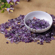 Load image into Gallery viewer, Natural Amethyst,Crystals Gravel Quartz Tumbled Stone Pebble Irregular Shaped Stones for Vase Filler,1lb(450g)/Bag, About 0.1-0.5 inch in Length