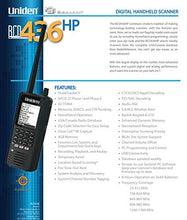 Load image into Gallery viewer, Uniden BCD436HP HomePatrol Series Digital Handheld Scanner. TrunkTracker V, Simple Programming, S.A.M.E. Emergency/Weather Alert, Covers USA and Canada