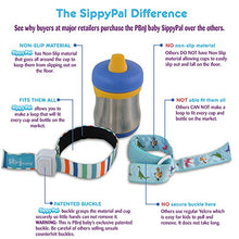 Load image into Gallery viewer, PBnJ Baby SippyPal Sippy Cup Holder Strap Leash Tether (Black 2-Pack)