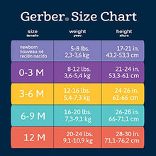 Load image into Gallery viewer, Grow by Gerber Baby Boy's Organic 5-Pack Short-Sleeve Onesies Bodysuits Pants, Black/White/Grey/Blue, 0-3 Months