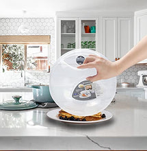 Load image into Gallery viewer, Microwave Splatter Cover, Microwave Cover for Food, Large Microwave Plate Cover Guard Lid with Steam Vents Keeps Microwave Oven Clean, 11.5 Inch BPA Free & Dishwasher Safe-Grey