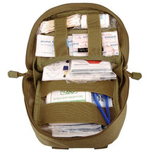 Load image into Gallery viewer, ArcEnCiel Tactical MOLLE EMT Medical First Aid IFAK Blowout Utility Pouch (Brown)