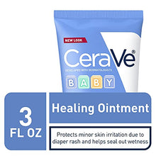 Load image into Gallery viewer, CeraVe Healing Ointment for Baby | Diaper Rash Cream for Extra Dry, Cracked Skin | Lanolin & Fragrance Free | 3 Ounce | Packaging May Vary