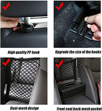 Load image into Gallery viewer, DYKESON Dog Car Net Barrier Pet Barrier with Auto Safety Mesh Organizer Baby Stretchable Storage Bag Universal for Cars, SUVs -Easy Install, Car Divider for Driving Safely with Children & Pets