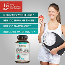Load image into Gallery viewer, Colon Cleanser Detox for Weight Loss. 15 Day Fast-Acting Extra-Strength Cleanse with Probiotic & Natural Laxatives for Constipation Relief & Bloating Support. 30 Detox Pills to Detoxify & Boost Energy