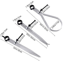 Load image into Gallery viewer, Big Horn 19053C 3 Pieces 8-Inch Spring Caliper / Divider Set