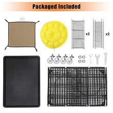 Load image into Gallery viewer, TOOCA 3-Tier Cat Cage, Cat Playpen Kennel Crate Chinchilla Rat Box Cage Enclosure with Ladders, Platforms Beds, Latches Tray Hammock
