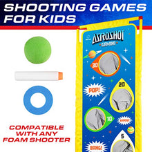 Load image into Gallery viewer, USA Toyz Astroshot Gemini Shooting Games for Kids - 2pk Soft Foam Ball Popper Toy Foam Blasters and Guns, 2-Player Toy Guns Set with Standing Shooting Target and 24 Soft Foam Balls