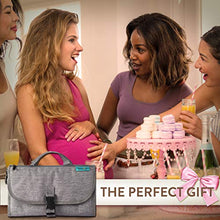 Load image into Gallery viewer, Portable Diaper Changing Pad, Portable Changing pad for Newborn Girl & boy - Baby Changing Pad with Smart Wipes Pocket – Waterproof Travel Changing Station kit - Baby Gift by Kopi Baby