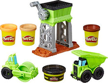 Load image into Gallery viewer, Play-Doh Wheels Gravel Yard Construction Toy with Non-Toxic Pavement Buildin' Compound Plus 3 Additional Colors