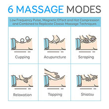 Load image into Gallery viewer, Smart Neck Massager with Heat - Cordless Rechargeable Trigger Point Deep Tissue Portable Neck Massager w/ Heat Vibration Shiatsu Acupressure Therapy, for Men & Women - SereneLife SLNKMSG120