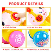 Load image into Gallery viewer, CubicFun Baby Toys 6 to 12 Months Tummy Time Toys Press and Go Baby Toys 12-18 Months Musical Light up Crawling Toys for Babies Infant 6-9-12 Months Baby Girl Boy Gifts 6 7 8 9 10 11 12 Months