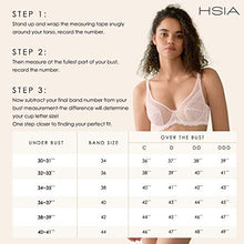Load image into Gallery viewer, HSIA Minimizer Unlined Bra for Woman Underwire Lace Full Coverage Bra Grey Purple