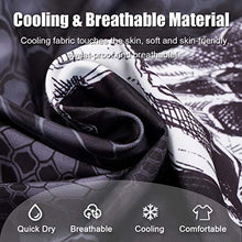 Load image into Gallery viewer, 3D Skull Print Face Bandana Neck Gaiter for Men Women, Sun UV Wind Dust Protection Half Mask Magic Scarf, Reusable Washable Cloth Fabric Balaclava Headwear for Motorcycle, Hiking, Halloween-6