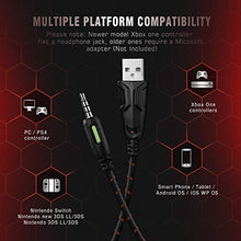 Load image into Gallery viewer, RUNMUS Gaming Headset Xbox One Headset with 7.1 Surround Sound, PS4 Headset with Noise Canceling Mic & LED Light, Compatible with PC, PS4, Xbox One Controller(Adapter Not Included)