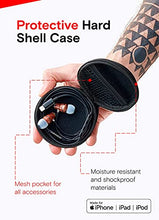 Load image into Gallery viewer, Symphonized NRG MFI Wired Earbuds – Apple Certified – in-Ear Noise-Isolating – Stereo Headphones – Premium Genuine Bubinga Wood – Lightning Headphones Compatible with Apple Devices (Black)