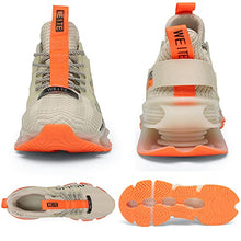 Load image into Gallery viewer, CBYEZY Mens Sneakers Running Shoes for Men Mesh Breathable Comfort Athletic Walking Tennis Shoes Fashion Sneakers (6.5,Beige)