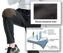 Load image into Gallery viewer, Gash Hao Mens Snow Ski Waterproof Softshell Snowboard Pants Outdoor Hiking Fleece Lined Zipper Bottom Leg(180Grey 38x36)