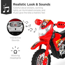 Load image into Gallery viewer, Best Choice Products Kids 6V Ride On Motorcycle w/ Treaded Tires, Working Headlights, 2mph Top Speed, Training Wheels, Realistic Sounds, Music, Battery Charger - Red
