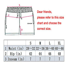 Load image into Gallery viewer, CENFOR Men's 7" Athletic Workout Shorts with Pockets Drawstring Quick Dry Breathable Active Training Shorts(Black,S)