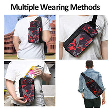 Load image into Gallery viewer, Travel Bag for Nintendo Switch AOPUTTRIVER Nintendo Switch Storage Backpack, Protective Storage Sling Backpack Shoulder Bag for Nintendo Switch, Dock, Joy-Con Grip&Switch Accessories, iphone and iPad