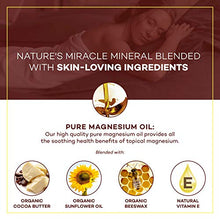 Load image into Gallery viewer, Natural Magnesium Cream for Pain Calm, Leg Cramps, Sleep & Muscle Soreness. With Moisturizing Organic Cocoa Butter and Vitamin E - No Harmful Ingredients. Our USA Made Creme is Safe for Kids (8 fl oz)