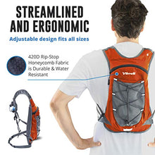 Load image into Gallery viewer, Vibrelli Hydration Pack & 2L Hydration Water Bladder - High Flow Bite Valve - Hydration Backpack with Storage - Lightweight Running Backpack, Also for Cycling, Hiking, Ski, Snow for Men, Women & Kids