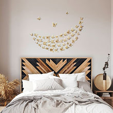Load image into Gallery viewer, Crosize 72Pcs 3D Gold Butterfly Wall Decor 3 Sizes Butterfly Decorations Butterfly Party Cake Decorations 3D Butterfly Stickers Decals for Girls Kids Baby Bedroom Bathroom Living Room Birthday