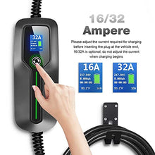 Load image into Gallery viewer, BESENERGY 16/32 Amp Level 2 EV Charger Current-Switchable NEMA 14-50 Plug 220V-250V IP66 Portable Car Charger Compatible with All J1772 Electric Car