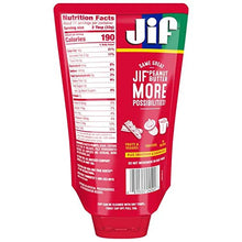 Load image into Gallery viewer, Jif Squeeze Creamy Peanut Butter, 13 Ounces, Smooth, Creamy Texture, Portable Peanut Butter Pouch