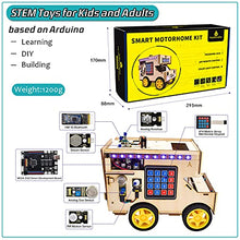 Load image into Gallery viewer, KEYESTUDIO Smart Home RV Robot Car for Arduino, A Mini Camper Van Electrical System/Motorhome/Touring Carvan Model for Learning Programing, Home Automation, STEM & Creativity