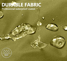 Load image into Gallery viewer, Little Donkey Andy Men's Waterproof Rain Jacket Outdoor Lightweight Rain Shell Coat for Hiking, Travel Olive Size XL