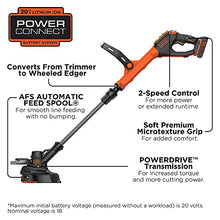 Load image into Gallery viewer, BLACK+DECKER 20V Max String Trimmer/Edger, 12-Inch (LSTE525)