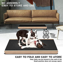 Load image into Gallery viewer, SASRL Adjustable Pet Ramp for All Dogs and Cats - Folding Portable Dog Ramp for Couch or Bed with Non Slip Carpet Surface, 40”Long and Height Adjustable from 9”to 24” - Up to 100 Lbs