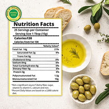 Load image into Gallery viewer, M.G. PAPPAS High Polyphenol Rich Olive Oil - Extra Virgin Olive Oil Polyphenol Lab Report 644mg/kg - Cold Pressed & Unfiltered - High Hydroxytyrosol Greek Olive Oil - Award Winning - 12.7 Oz 375ml