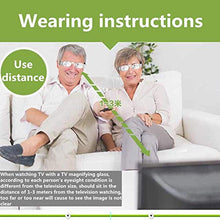 Load image into Gallery viewer, Magnifying Glass Glasses, Binocular 300° HD Glass Lens Portable Hands-Free Magnification Glasses for The Elderly and Amblyopia Children to Watch TV Reading Books (Color : Amblyopia (Myopia))